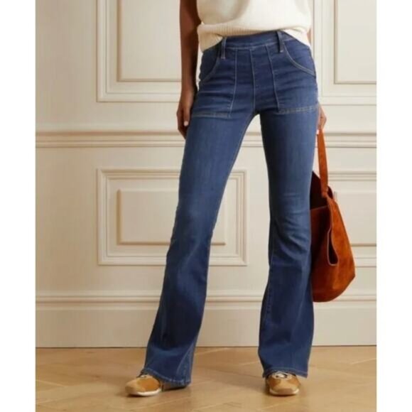 FRAME Le Flare de Francoise Flare Jeans in Larrabee Size 27 - Picture 1 of 10